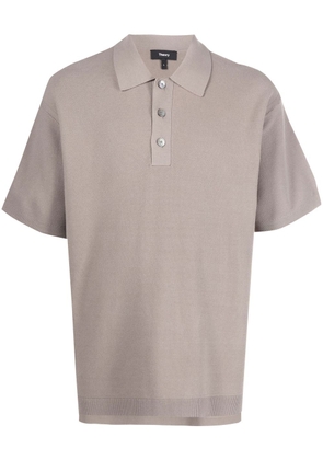 Theory short-sleeve polo shirt - Neutrals