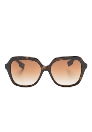 Burberry Eyewear tortoiseshell oversized-frame sunglasses - Brown