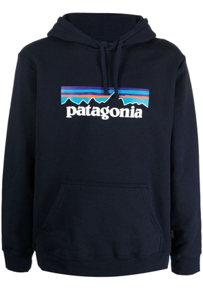 Patagonia P-6 drawstring hoodie - Blue