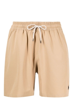 Polo Ralph Lauren logo-embroidered swim shorts - Brown