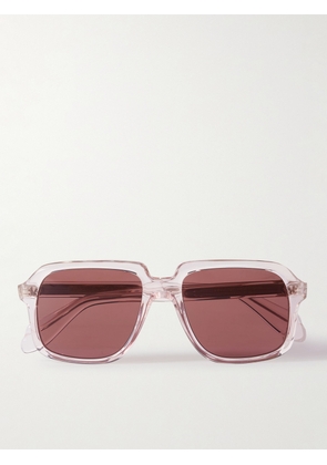 Cutler and Gross - 1397 Square-Frame Acetate Sunglasses - Men - Pink