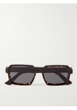 Cutler and Gross - 1385 Rectangle-Frame Acetate Sunglasses - Men - Black