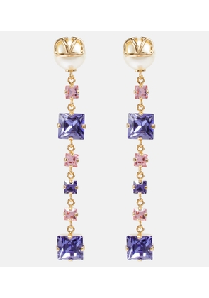 Valentino Crystal-embellished earrings