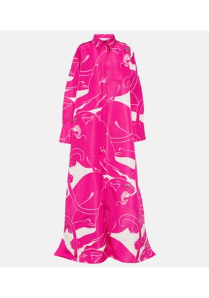 Valentino Printed silk gown