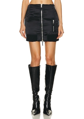 Jean Paul Gaultier Embroidered Mini Skirt in Black - Black. Size 34 (also in 36, 38, 40, 42).