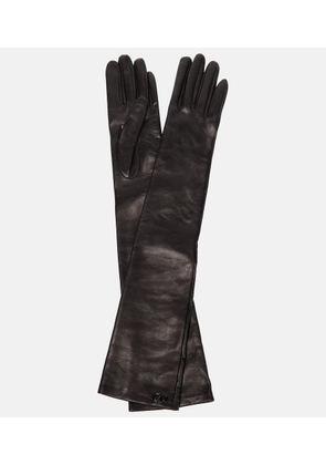 Valentino Garavani Long leather gloves