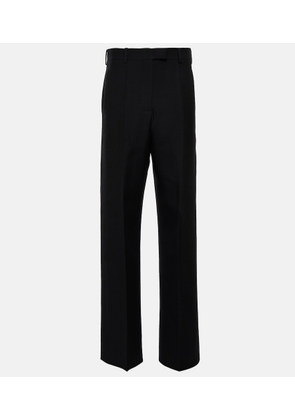 Valentino Crêpe couture straight pants