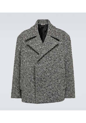 Valentino Embellished bouclé wool-blend jacket