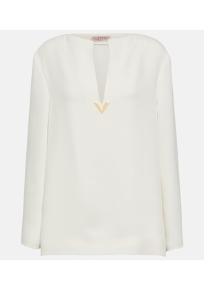 Valentino Cady Couture silk blouse