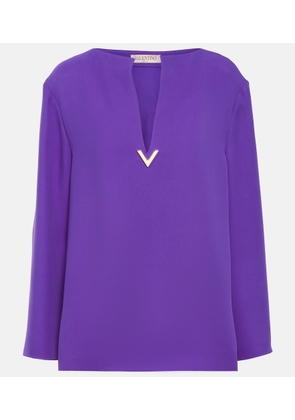 Valentino Cady Couture silk blouse