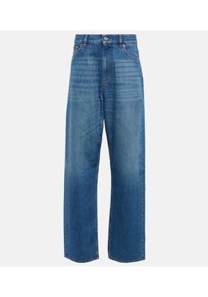 Valentino Low-rise straight jeans