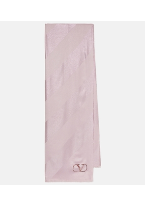Valentino Garavani VLogo silk-blend scarf