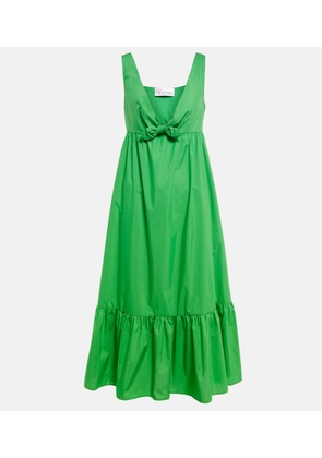 REDValentino Cotton-blend poplin midi dress