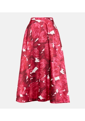 Valentino Printed midi skirt