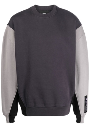 Axel Arigato two-tone organic-cotton sweatshirt - Grey