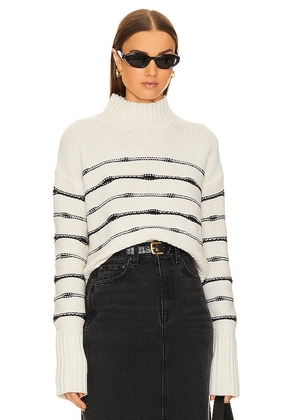 Veronica Beard Viori Sweater in White. Size M, S, XL.