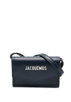Jacquemus leather envelope bag - Blue