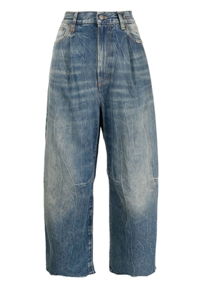R13 cropped wide-leg jeans - Blue