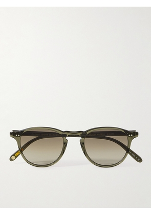 Garrett Leight California Optical - Hampton Round-Frame Acetate Sunglasses - Men - Green