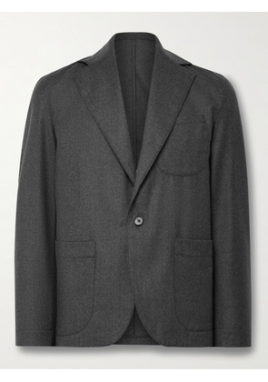 Stòffa - Wool-Flannel Suit Jacket - Men - Gray - IT 46