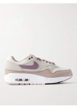 Nike - Air Max 1 SC Faux Suede, Mesh and Faux Leather Sneakers - Men - Gray - US 5