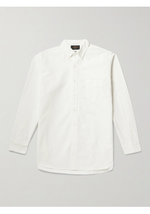Beams Plus - Button-Down Collar Cotton Oxford Shirt - Men - White - S