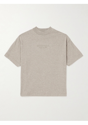 Fear of God Essentials Kids - Logo-Appliquéd Cotton-Jersey T-Shirt - Men - Gray - 4