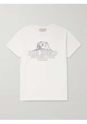 Remi Relief - Big Bend Cotton-Jersey T-Shirt - Men - White - S