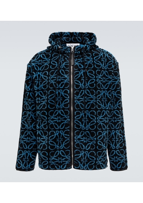 Loewe Anagram jacquard fleece jacket