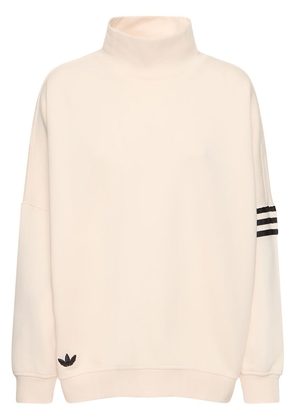 3-stripes Oversize Cotton Sweatshirt