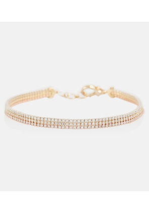 Shay Jewelry Triple Diamond 18kt gold bracelet