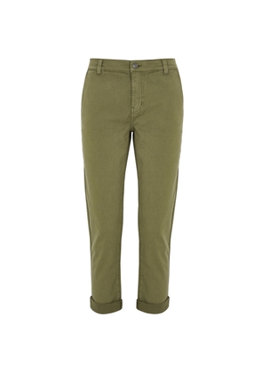 Current/elliott The Confidant Army Green Trousers - Dark Green - W29
