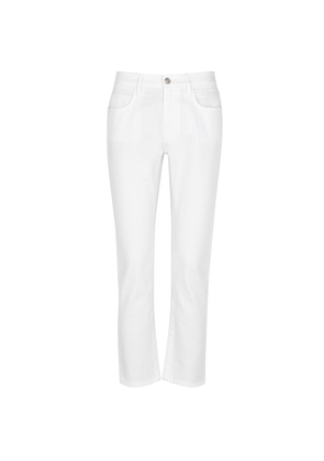 Current/elliott The Fling Straight-leg Jeans - White - W24