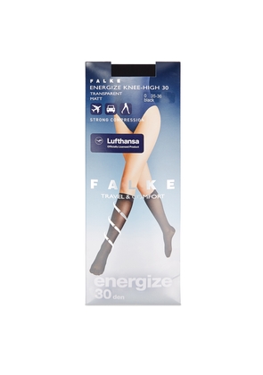 Falke Energize 30 Denier Knee-high Socks - Black - 0 (IT35-36 / XS)