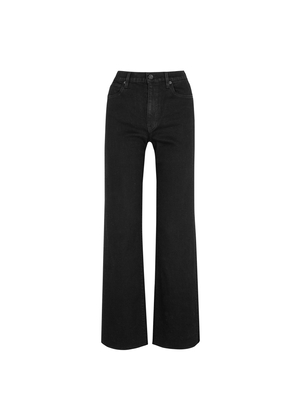 Slvrlake Grace Black Wide-leg Jeans - W30