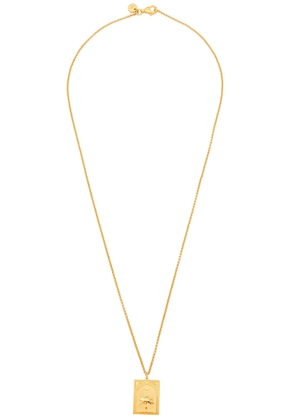 Tom Wood Tarot Strength Gold-plated Necklace