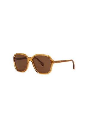 Celine Oversized Square-frame Sunglasses - Brown