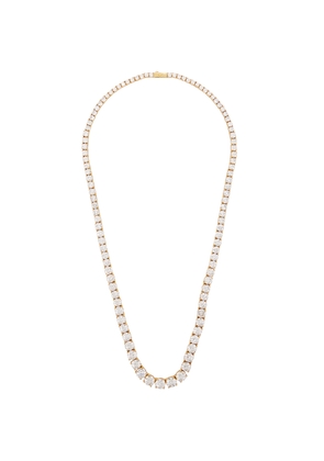 Cernucci Tennis Graduated 18kt Gold-plated Necklace, Necklace, Gold