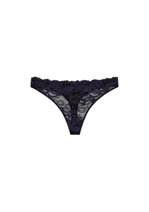 Wacoal Instant Icon Black Lace Thong - XL