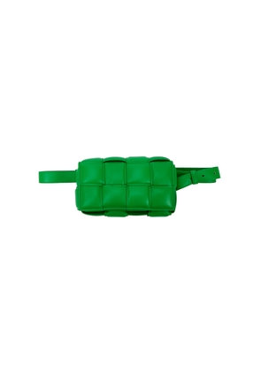 Bottega Veneta Padded Cassette Intrecciato Leather Belt bag - Green
