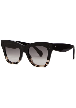 Celine Square-Frame Sunglasses Black, Sunglasses, 100% Uv Protection