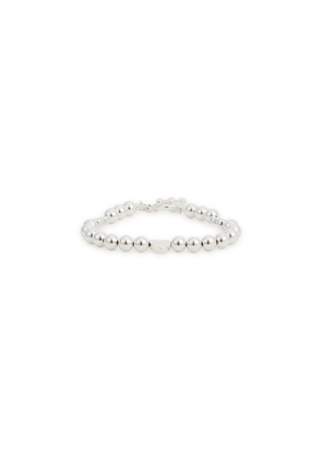 Chained & Able Silver-tone Beaded Bracelet