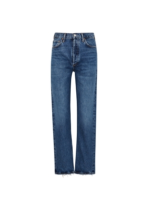 Agolde 90's Pinch Waist Dark Blue Straight-leg Jeans - W23