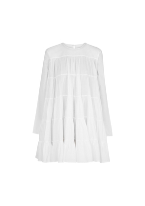 Merlette Soliman Tiered Cotton Dress - White - S