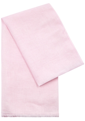 Denis Colomb Samba Solid Linen Scarf - Nude