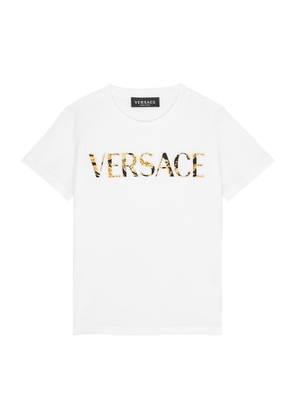 Versace Kids Logo-appliquéd Cotton T-shirt (4-6 Years) - White - 05YR (5 Years)