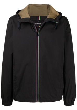 PS Paul Smith hooded recycled nylon jacket - Black