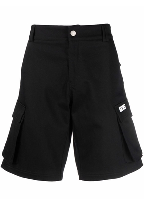 Gcds logo-patch cargo shorts - Black