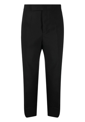 SAPIO flap-pockets cropped tailored trousers - Black