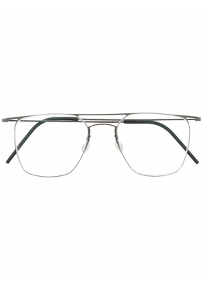 Lindberg oversized-frame glasses - Black